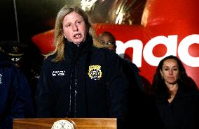 New York City  Mayor Adams Safety Press Coference For Thanksgiving Day Parade