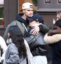 Romeo Beckham And Girlfriend Out Shopping - NYC