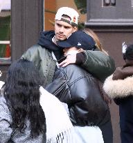 Romeo Beckham And Girlfriend Out Shopping - NYC