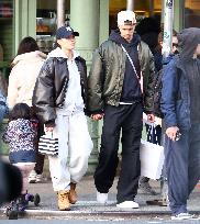 Romeo Beckham And Girlfriend Out Shopping - NYC