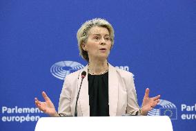 EU Parliament Approves New Von Der Leyen Commission - Strasbourg