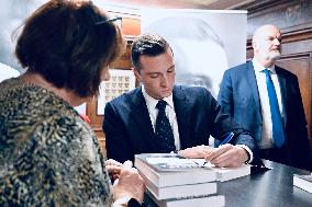 Jordan Bardella Book Signing - Strasbourg