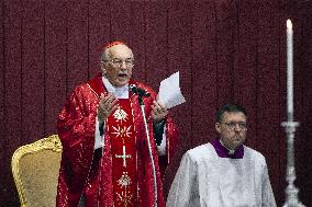 Pope Francis At Late Cardinal Miguel Angel Ayuso Guixot Funeral - Vatican