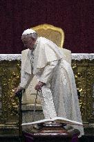 Pope Francis At Late Cardinal Miguel Angel Ayuso Guixot Funeral - Vatican