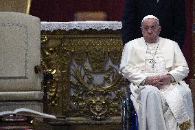 Pope Francis At Late Cardinal Miguel Angel Ayuso Guixot Funeral - Vatican