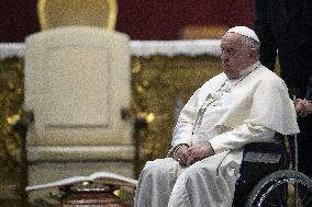 Pope Francis At Late Cardinal Miguel Angel Ayuso Guixot Funeral - Vatican