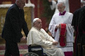 Pope Francis At Late Cardinal Miguel Angel Ayuso Guixot Funeral - Vatican