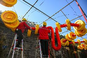 Chinese Celebrate New Year in Nanjing