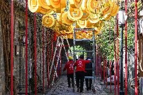 Chinese Celebrate New Year in Nanjing