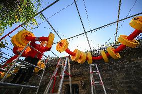 Chinese Celebrate New Year in Nanjing