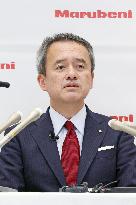 Press Conference on the Change of President of Marubeni Corporation