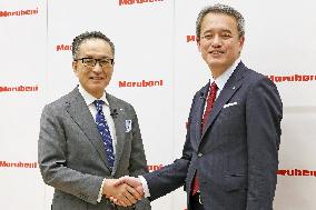 Press Conference on the Change of President of Marubeni Corporation