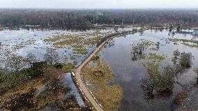 Flood in Soomaa National Park