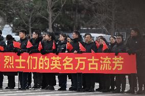 The remains of Chinese People's Volunteers Returned to China