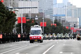 The remains of Chinese People's Volunteers Returned to China