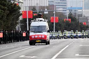 The remains of Chinese People's Volunteers Returned to China