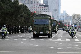 The remains of Chinese People's Volunteers Returned to China