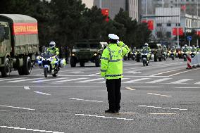 The remains of Chinese People's Volunteers Returned to China