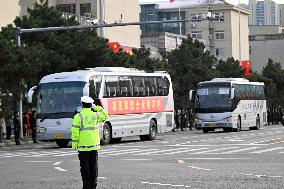 The remains of Chinese People's Volunteers Returned to China