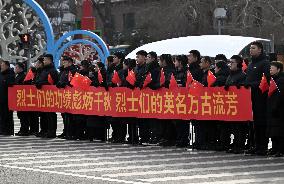 The remains of Chinese People's Volunteers Returned to China