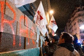 Farmers Protest Outside INRAE HQs - Paris