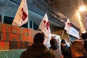 Farmers Protest Outside INRAE HQs - Paris