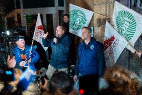 Farmers Protest Outside INRAE HQs - Paris