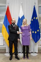 Armenian Foreign Minister Ararat Mirzoyan visits Helsinki, Finland