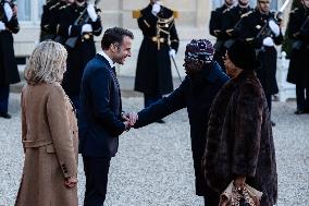 Macron Receive Nigerian President Tinubu