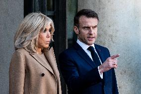 Macron Receive Nigerian President Tinubu