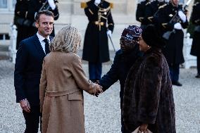 Macron Receive Nigerian President Tinubu