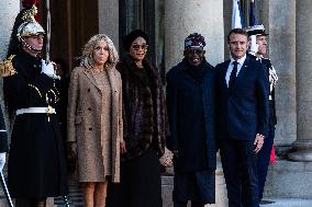 Macron Receive Nigerian President Tinubu