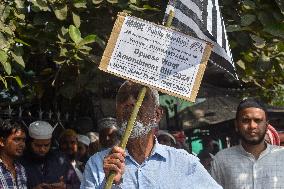 Protest In India Against WAQF Amendment Bill 2024 .