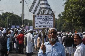 Protest In India Against WAQF Amendment Bill 2024 .