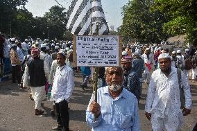 Protest In India Against WAQF Amendment Bill 2024 .