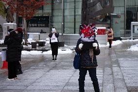 CARE Holds Rally And March In Seoul, Urging China To Enact Animal Protection Laws