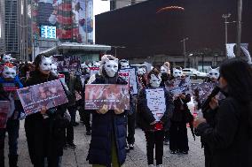 CARE Holds Rally And March In Seoul, Urging China To Enact Animal Protection Laws