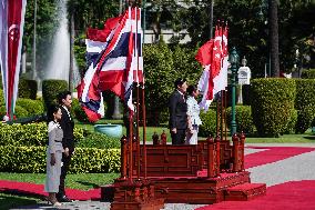 Singapore's Prime Minister Wong Visits Thailand.