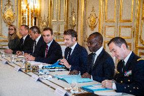 President Macron Meets With President Tinubu - Paris