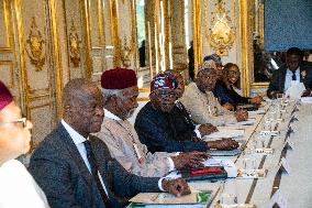 President Macron Meets With President Tinubu - Paris