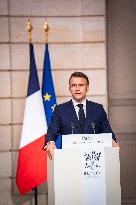 President Macron And President Tinubu Joint Press Conference - Paris