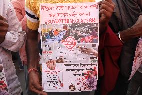 Bangladesh-Hindu Priest Arrest Protest,West Bengal, India