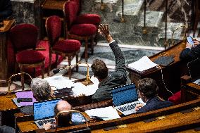 Debate In The French Parliament