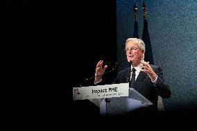 Michel Barnier at 5th CPME Impact PME Trade Fair - Paris