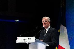 Michel Barnier at 5th CPME Impact PME Trade Fair - Paris