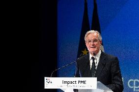 Michel Barnier at 5th CPME Impact PME Trade Fair - Paris