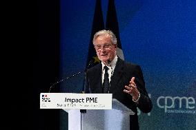 Michel Barnier at 5th CPME Impact PME Trade Fair - Paris