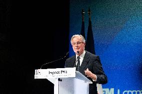 Michel Barnier at 5th CPME Impact PME Trade Fair - Paris