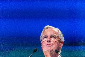 Michel Barnier at 5th CPME Impact PME Trade Fair - Paris