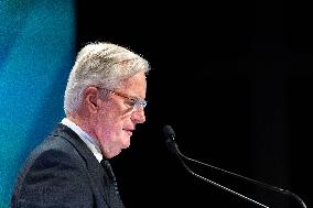 Michel Barnier at 5th CPME Impact PME Trade Fair - Paris